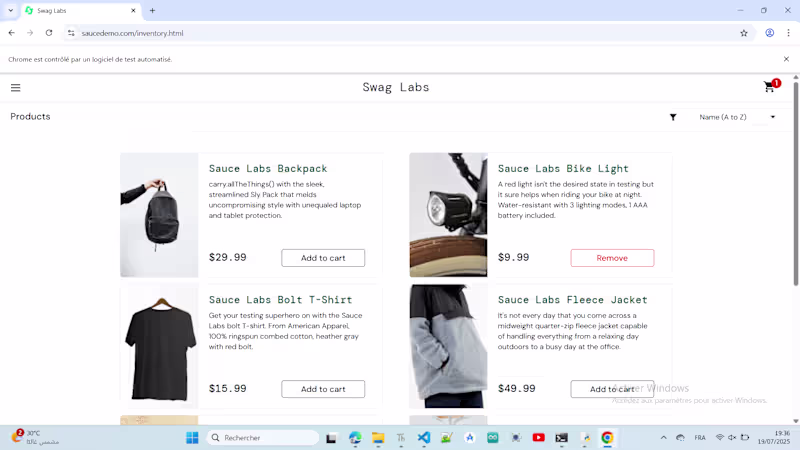 Cover image for E-commerce Automation Framework
My role :