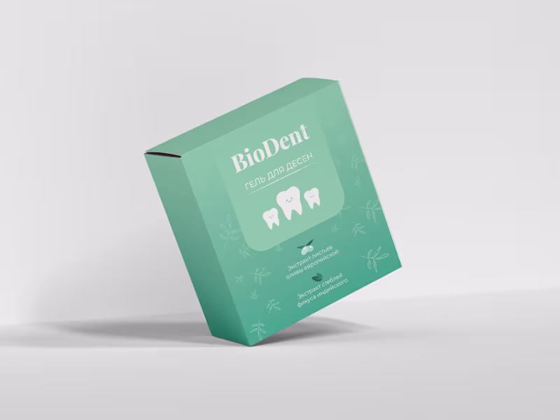 Cover image for Packaging Design for "BioDent Oral Care"
