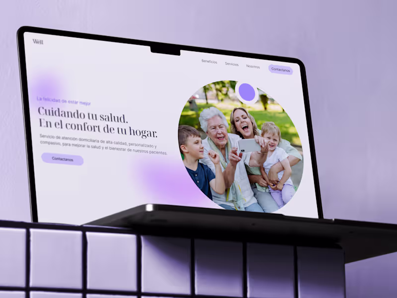 Cover image for Well – Framer Website Design & Brand Identity