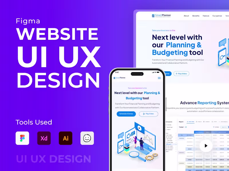 Cover image for I will do website UI UX design for your business 