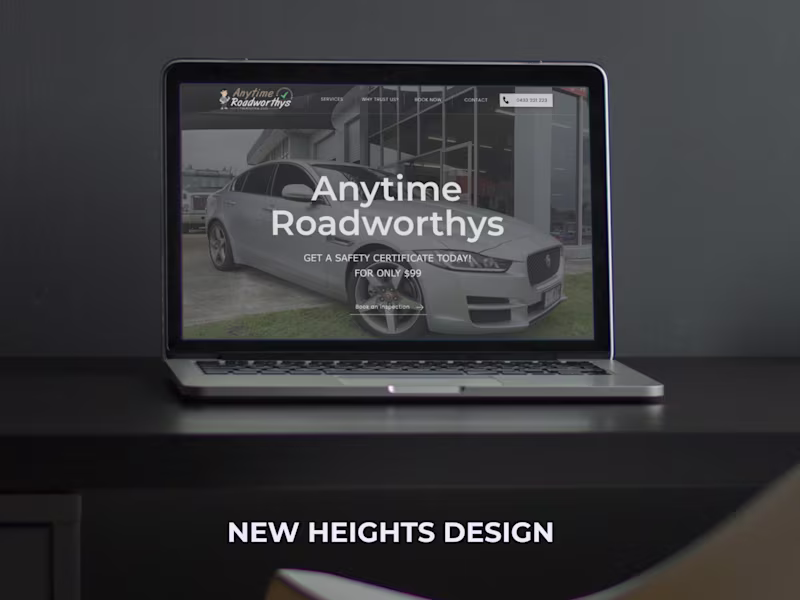 Cover image for Anytime Roadworthy's | Webflow Website