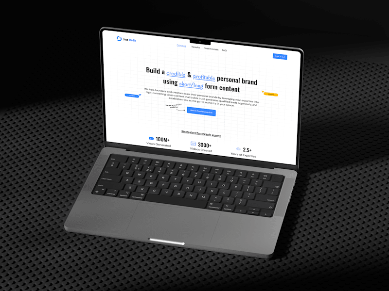 Cover image for Jazz Media Landing Page