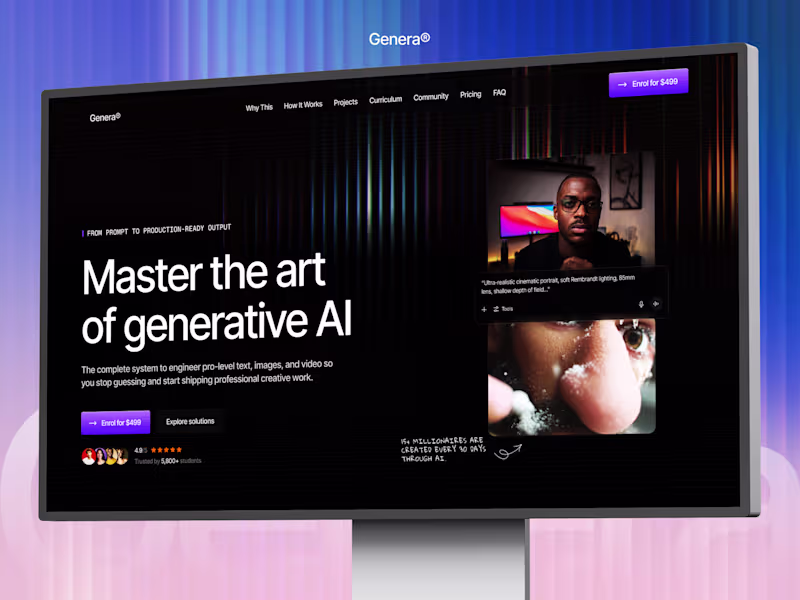 Cover image for Genera Framer Template