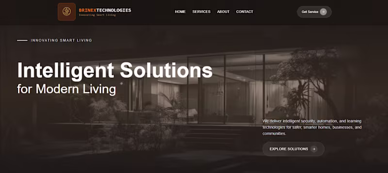 Cover image for Landing page design for Tech solutions , crafted in Next js ...