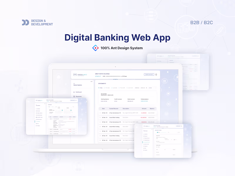Cover image for Digital Banking Web App