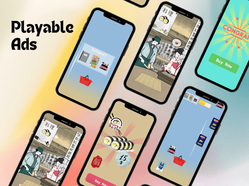 Cover image for Custom Playable Ad Creation for Engaging Campaigns