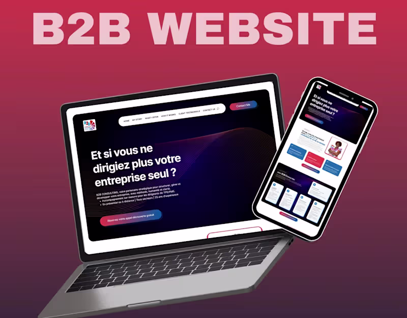 Cover image for B2B Consultation Website Design Built with Divi