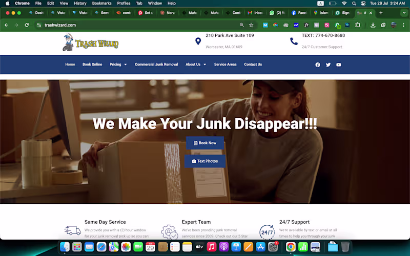 Cover image for SEO and Website Redesign for Junk Hauling Services