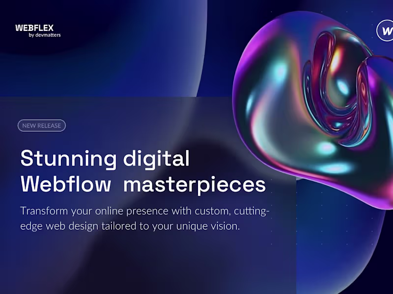 Cover image for Webflow Landing Page (Development) 