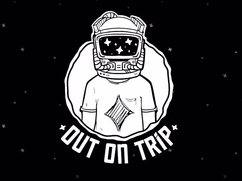 Cover image for Out on Trip logo design.