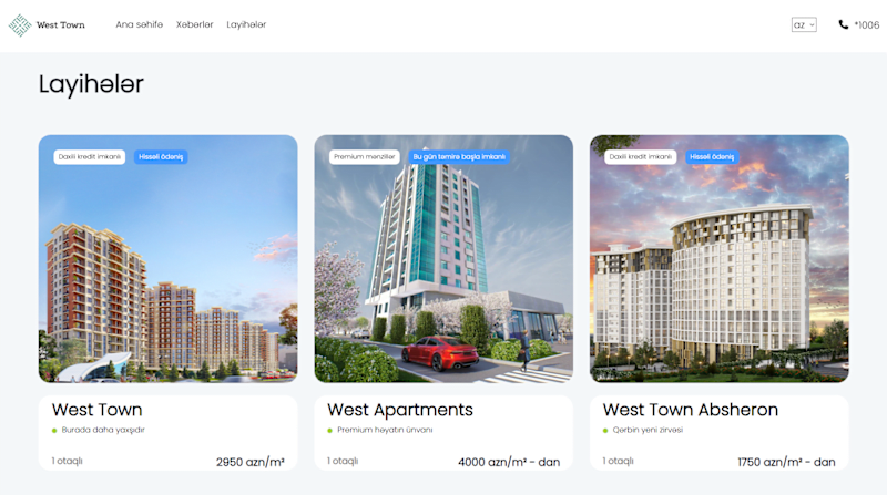 Cover image for WestHospital.az
