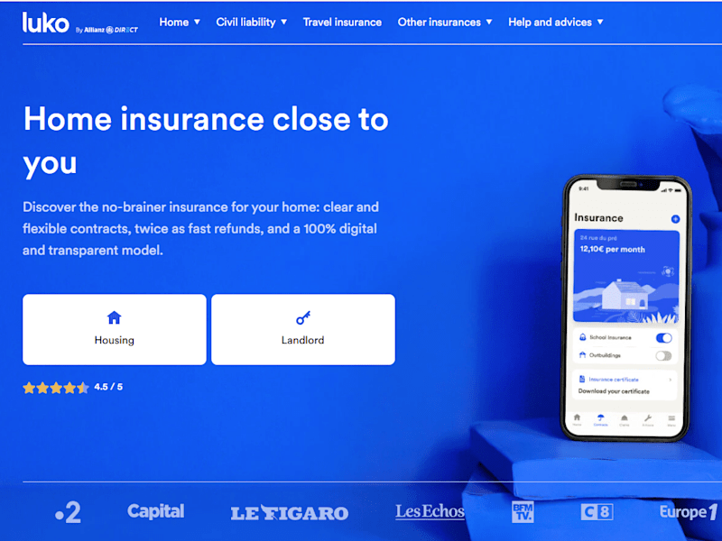 Cover image for Luko AI Digital Home Insurance App | FlutterFlow | Supabase | AI
