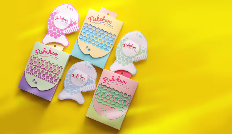 Cover image for Fishchum Fish Oil Gummies