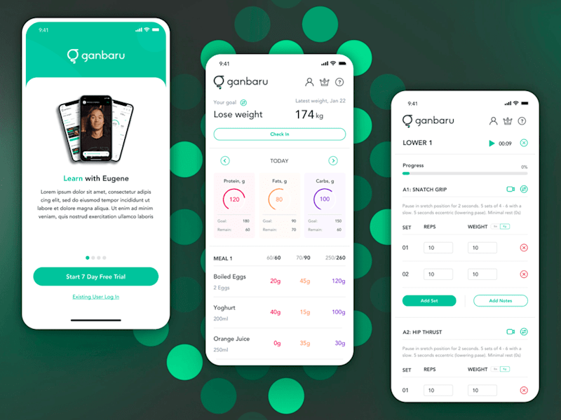Cover image for Ganbaru UI/UX design