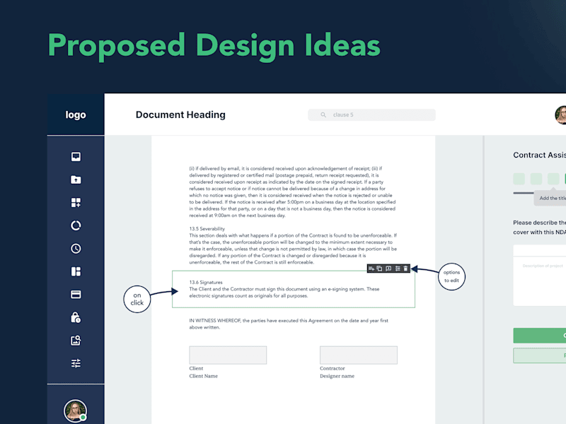 Cover image for Drafting better contracts - UX Case Study