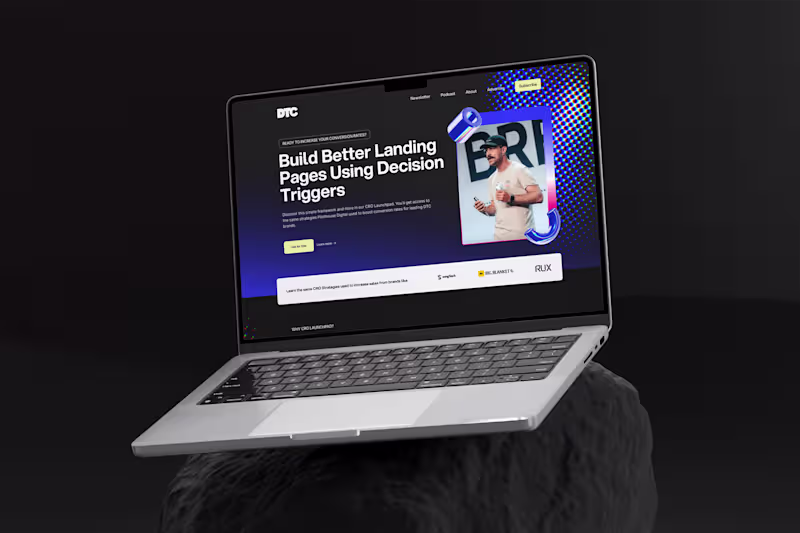 Cover image for DTC Education Landing Page