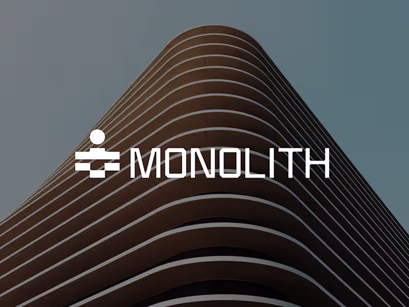 Cover image for Monolith — Visual Identity