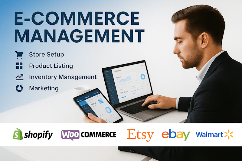 Cover image for E-commerce Store Setup, Growth & Support