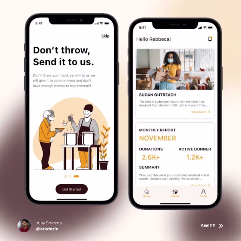 Cover image for Food Donation App