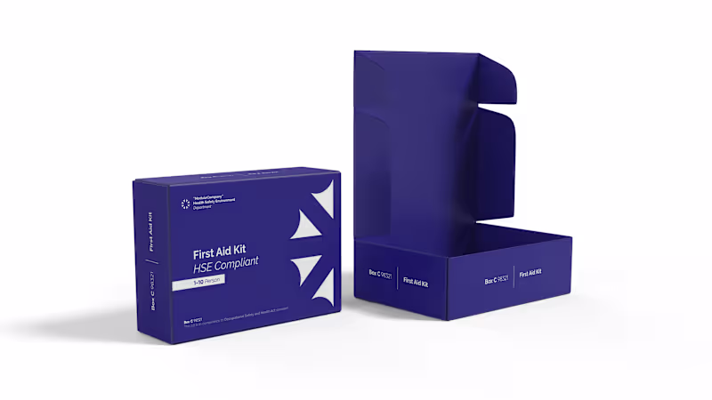 Cover image for HSE First Aid Kit design