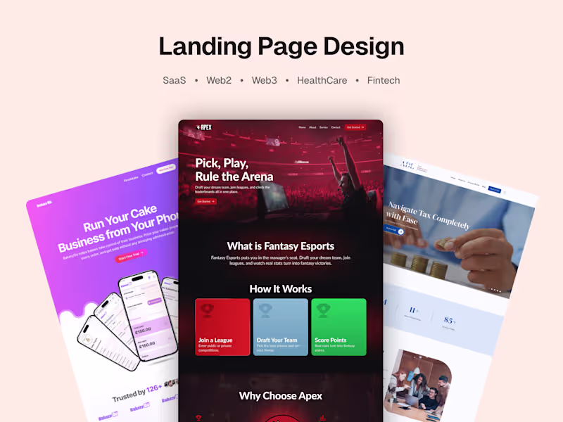 Cover image for Landing Page Design