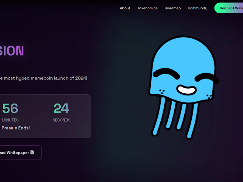 Cover image for MEMECOIN Website