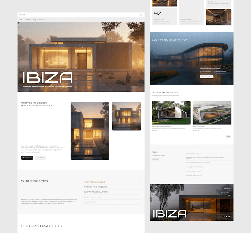 Cover image for Ibiza - Real Estate Framer Template