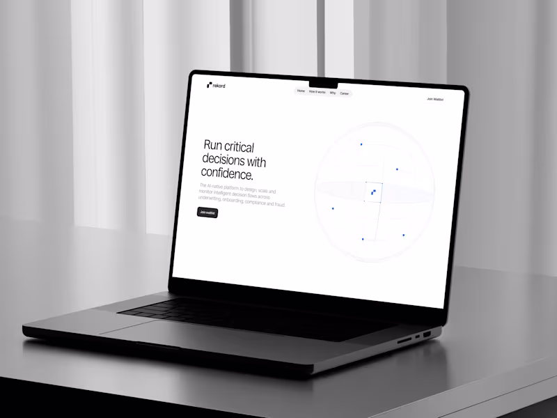 Cover image for Rekord - Landing Page & Framer Development