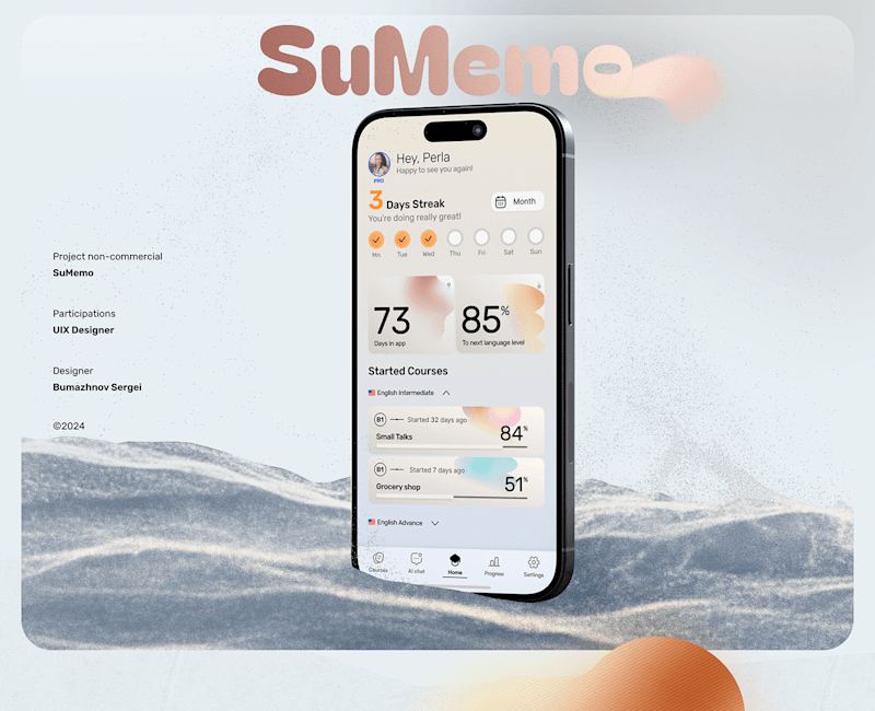 Cover image for SuMemo. Language app