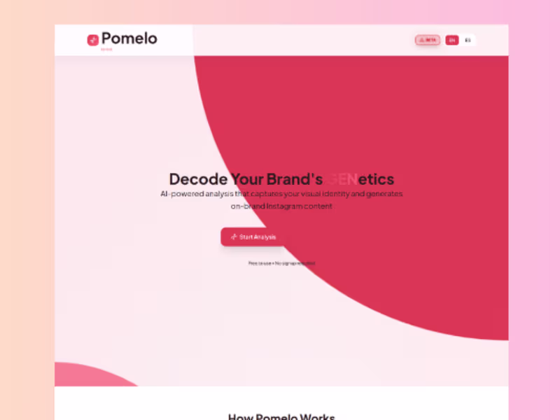 Cover image for Pomelo - Brand DNA Analyzer