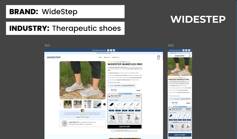 Cover image for WideStep Therapeutic Footwear Product Page