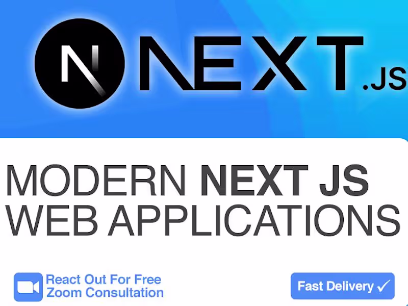 Cover image for Modern and scalable Web Applications