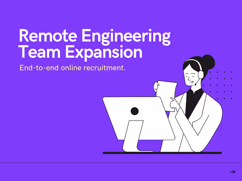 Cover image for Remote Engineering End-to-End Online Recruitment