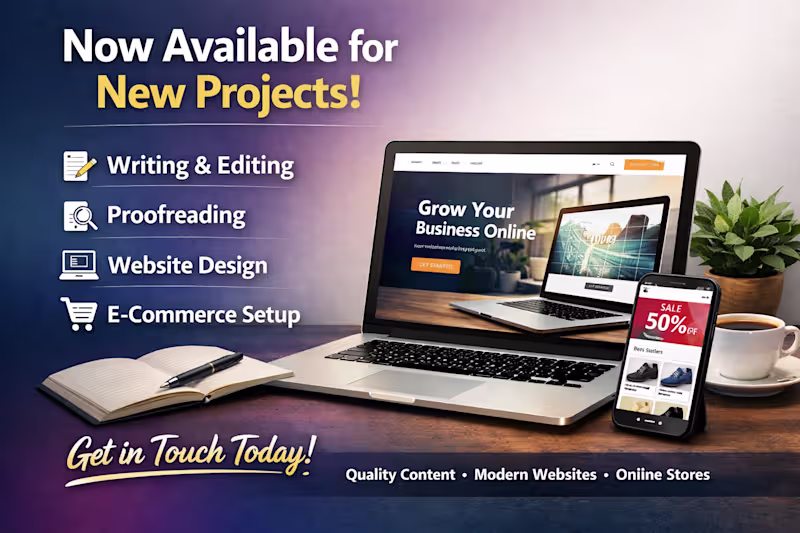 Cover image for Available for new projects 🚀
I