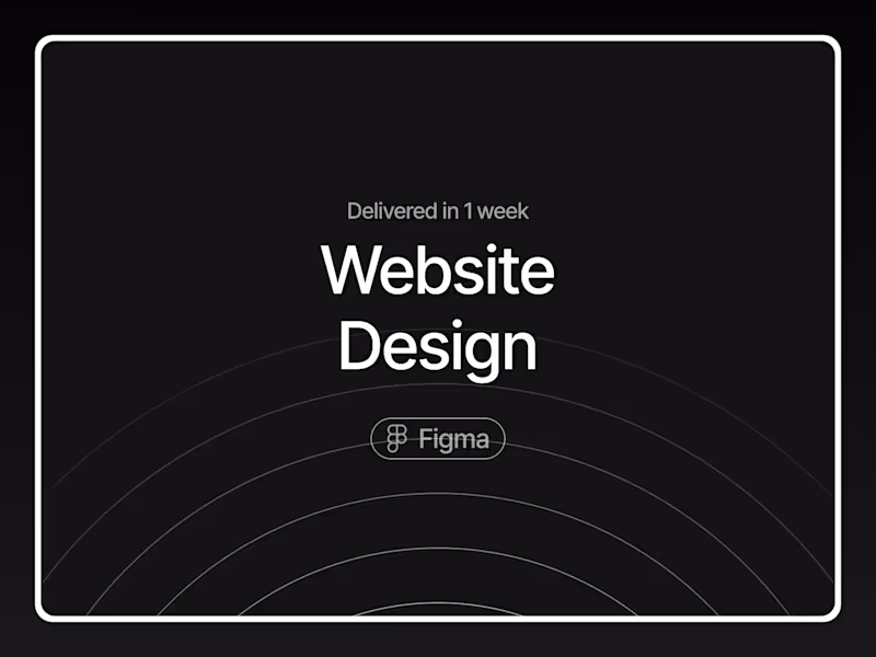 Cover image for Website Design