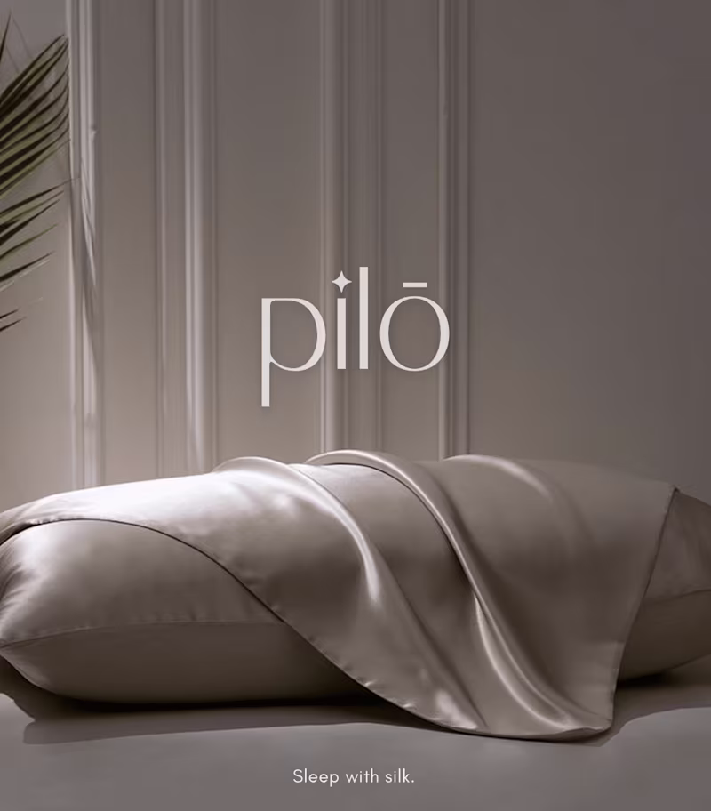 Cover image for Pilo - silk pillow case branding✨