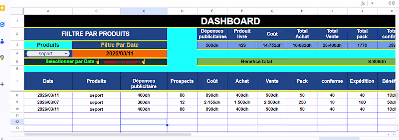 Cover image for Automated Excel & Google Sheets Dashboards