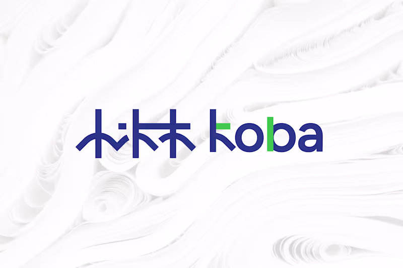 Cover image for Brand Strategy & Design for Fabric Manufacturing Startup -- KOBA