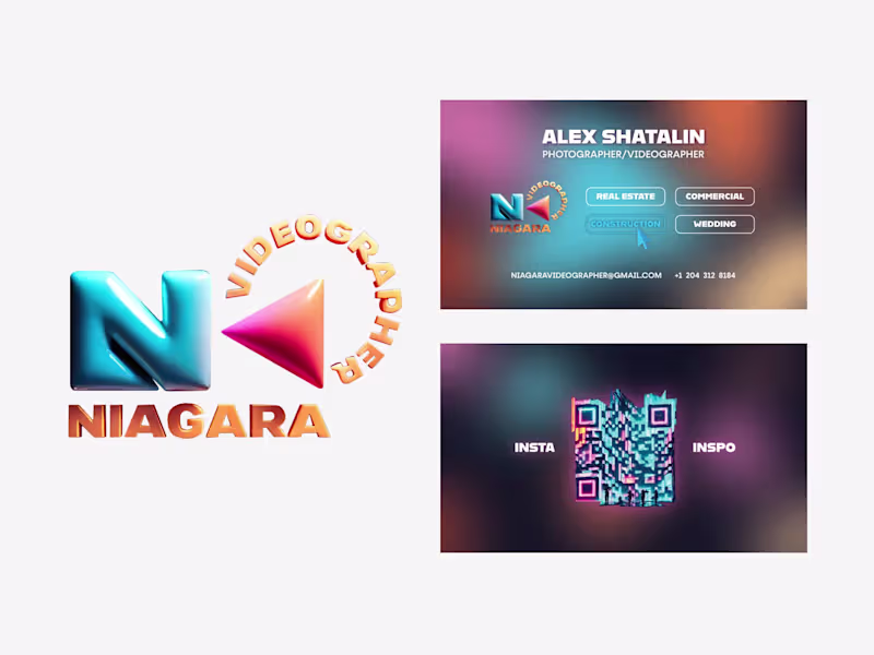 Cover image for 3D Logo and Business Cards for a Videographer