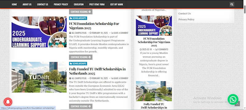 Cover image for AllCampusPlug Web Design and Development