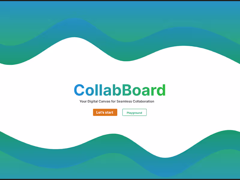 Cover image for Colaborative Whiteboard web application