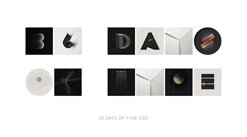 Cover image for 36 Days of Type on Behance