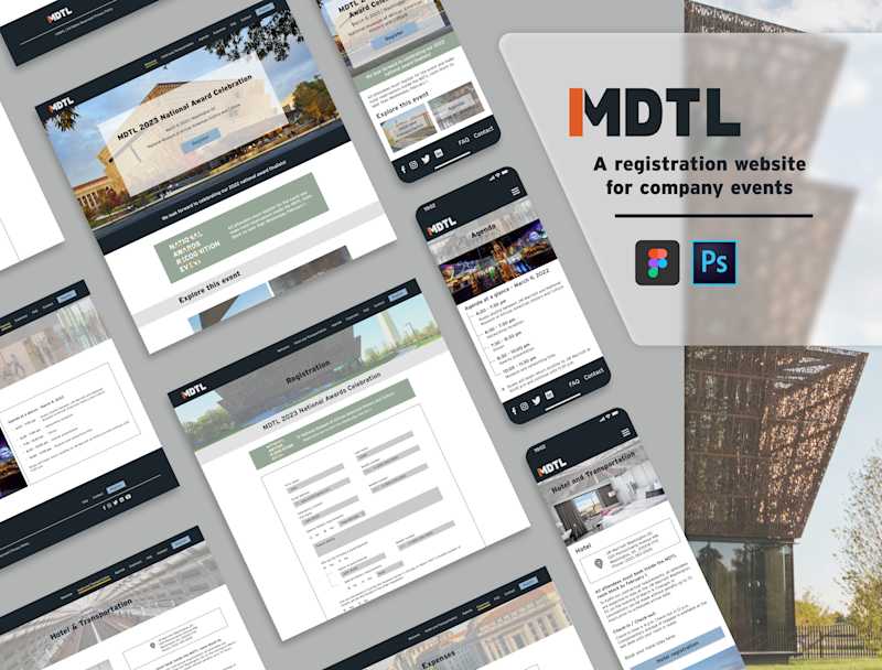 Cover image for MDTL- Registration website design