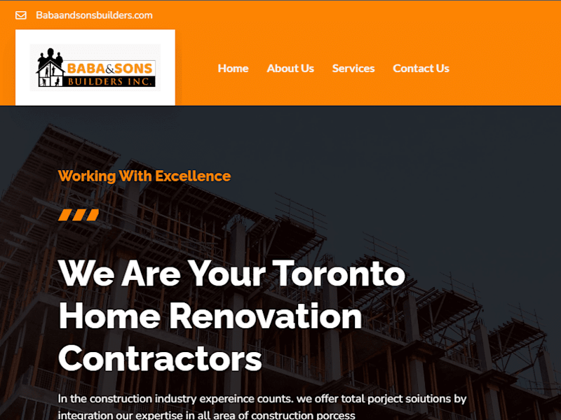 Cover image for BabaandSons Builders Inc.