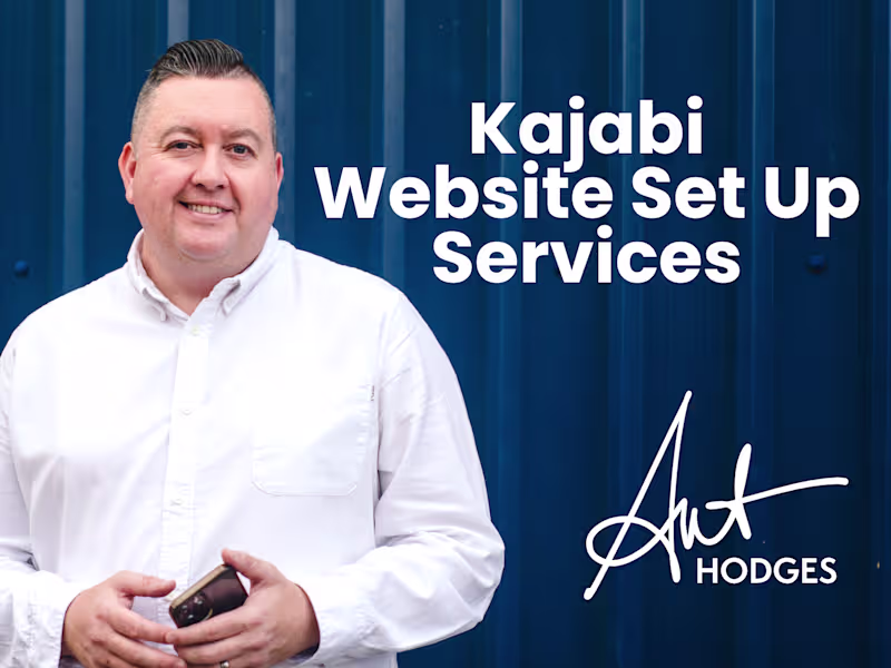 Cover image for Kajabi Website Set Up Services