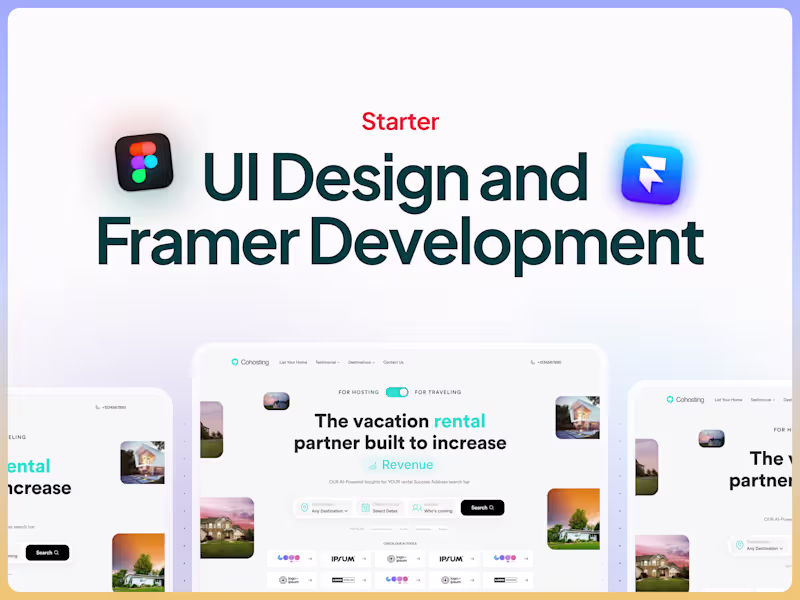 Cover image for Starter — Web Design & Framer Development