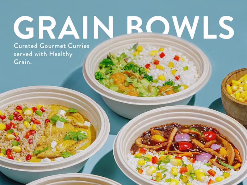 Cover image for Product Launch Campaign on Social ~ Warm Grain Bowls