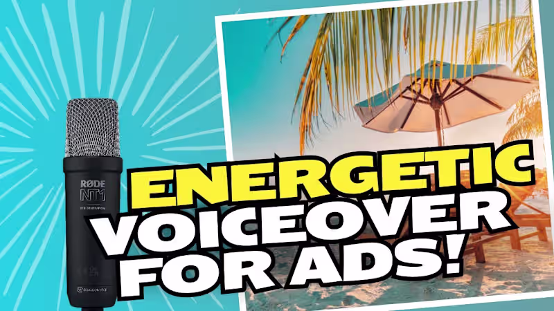 Cover image for Energetic AD Voiceover Demo’s - YouTube