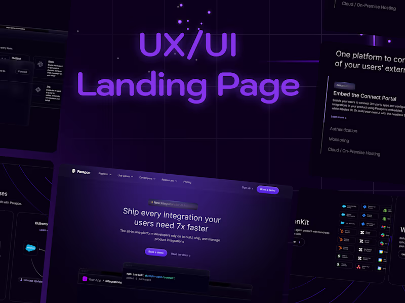 Cover image for Modern Landing Page Crafted with UX & UI Best Practices