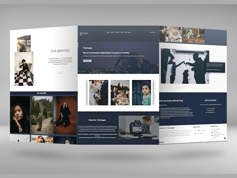 Cover image for A Photography WordPress website for Timimagez
